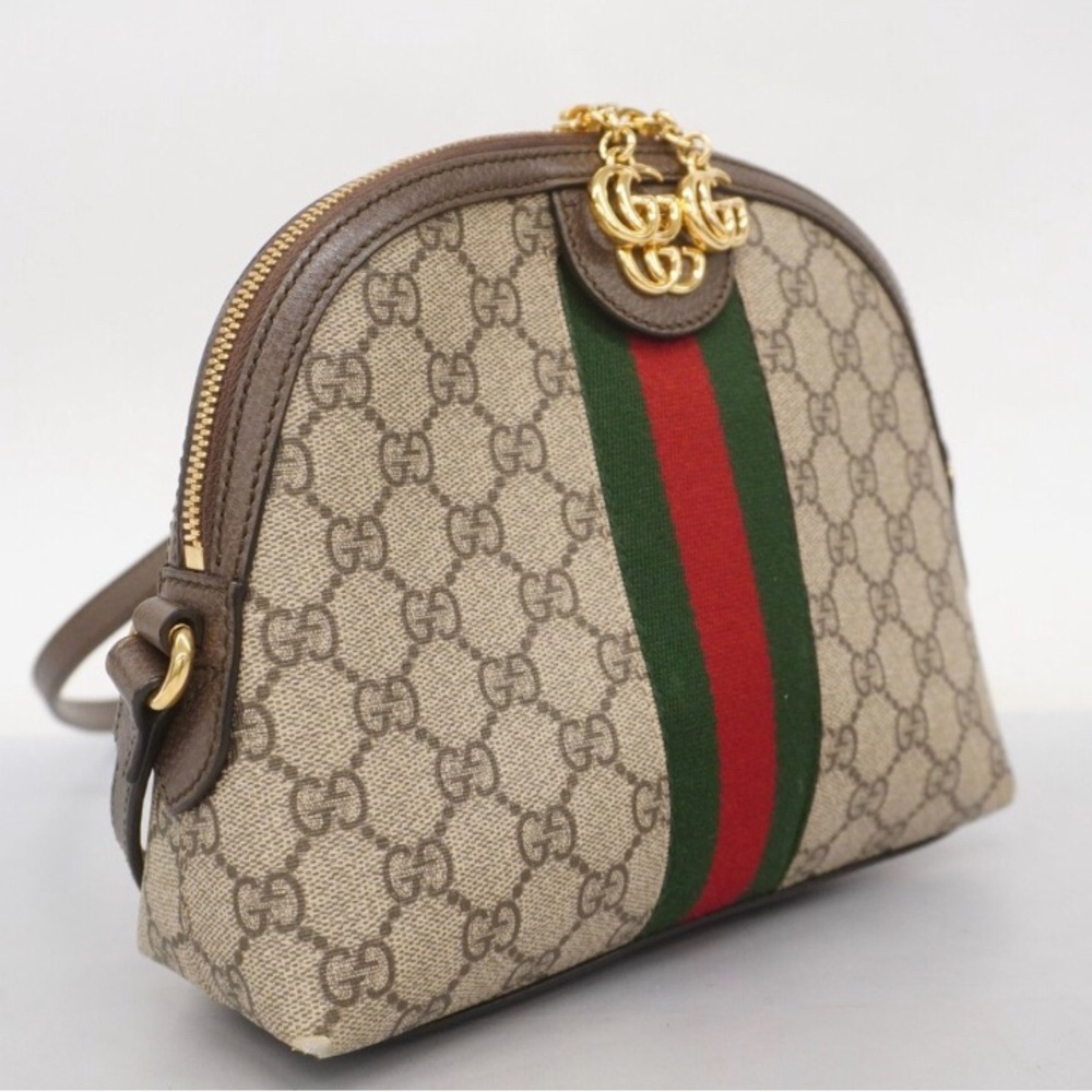 Gucci Beige and Brown Shoulder Bag